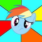 Rainbow Dash Confused