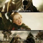 Eowin Haley fights the Witch King