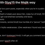 How to deal with Gjyg15 the Majik way
