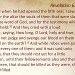 Revelation 6:9-11
