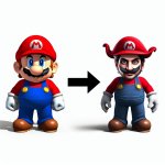 Mario becoming uncanny