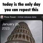 Pizza Tower Birthday meme