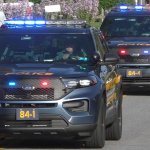 police cars responding