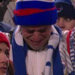 Bills fan crying