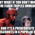 FOMO | BUT WHAT IF YOU DON'T MINT AND THE FLOOR TRIPLES IMMEDIATELY; AND IT'S A PREREQUISITE FOR DISCOUNTS IN A POPULAR SERIES | image tagged in diabo vai l | made w/ Imgflip meme maker