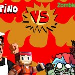 Peppino and Pixelman Vs Zombie bf and gf?! | Zombie bf and gf | image tagged in peppino vs blank,friday night funkin,zombies,pizza tower,pixel gun 3d | made w/ Imgflip meme maker