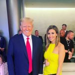 Trump with incompetent lawyer Alina Habba. Anybody seen Melania?