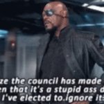 The council has elected a decision