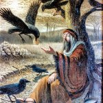Elijah fed by the ravens