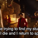 Me trying to find my stuff after I die | Me trying to find my stuff after I die and I return to spawn | image tagged in gifs,minecraft | made w/ Imgflip video-to-gif maker