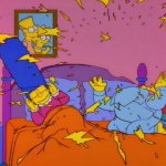 Homer's Head Explodes Simpsons Screencap