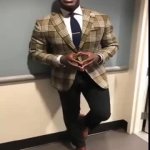 black man in suit GIF Template