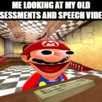 So bad | ME LOOKING AT MY OLD ASSESSMENTS AND SPEECH VIDEOS | image tagged in gifs,cringe | made w/ Imgflip video-to-gif maker