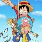 Luffy spanking Chopper