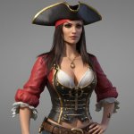 Lady pirate