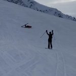 Ski fail and success meme