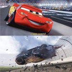 Mcqueen speed vs crash