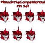 #KnockTheCompetitionOut Pin Set