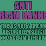 Best Anti Dream Banner