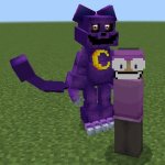 Minecraft Banbodi and Catnap(Smiling Critters)