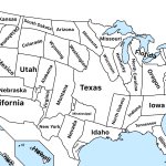 Map of the United States. template