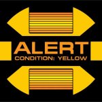 Alert Condition Yellow Star Trek GIF Template