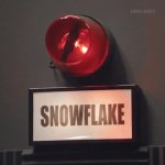 Snowflake alert funny flashing light GIF Template
