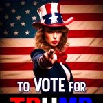 Taylor Swift wants you to vote Trump