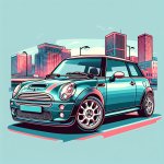 2002 Mini Cooper Made By AI Generation