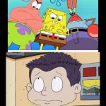 Spongebob, patrick and mr krabs vs tommy pickles