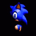 Sonic Slowly Turning Towards Screen GIF Template