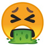 Face with Open Mouth Vomiting