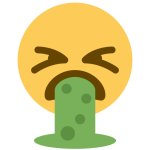 Face with Open Mouth Vomiting