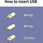 how to insert usb