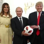 Putin Trump Melania soccer ball meeting JPP