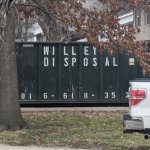 Willey Disposal dumpster