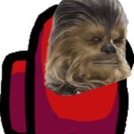 Susbacca | Sussybacca or something IDK I'm not a cringe 7 year-old | image tagged in among us red crewmate,sussy baka,among us,chewbacca,star wars,front page plz | made w/ Imgflip meme maker