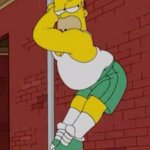 Homer pole dancing