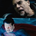 Reasonable Zodd vs Raging Superman meme
