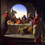 Judas Leaves the Last Supper template
