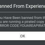 Roblox Error Message | Banned From Experience; You Have Been banned from this game: You are running a pirated copy of Roblox
ERROR CODE:YOUAREAPIRATE | image tagged in roblox error message | made w/ Imgflip meme maker