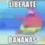 Liberate bananas meme