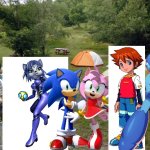 Fox McCloud and Friends enjoying a camping adventure | image tagged in tent city,star fox,sonic the hedgehog,sonic x,megaman,crossover | made w/ Imgflip meme maker