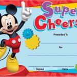 Mickey Mouse Super Cheers template