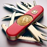 Swiss Bitcoin Knife template