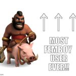 Most femboy user ever!! meme