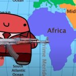 Reddons robing Africa meme