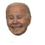 creepy biden head