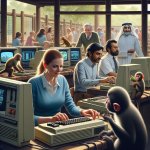 commodore 64 users and monkeys and zoo operator