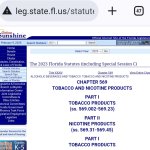 Fl tobacco laws